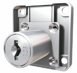 A-ZUM Drawer/Cabinet Lock Removable Core System - SKU: LW0176