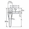 ccl_1000RH_lock_handle_dimensions