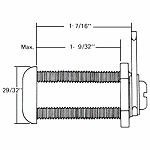 ESP 1 7/16" Cam Lock - SKU: ULR-1437STD