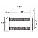 ESP 1 3/4" Cam Lock - SKU: ULR-1750STD