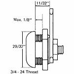 ESP 11/32" Cam Lock - SKU: ULR-344STD