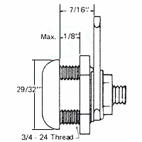 ESP 7/16" Cam Lock - SKU: ULR-437STD
