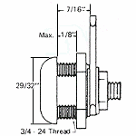 ESP 7/16" Cam Lock - SKU: ULR-437STD