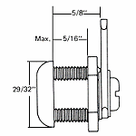 ESP 5/8" Cam Lock - SKU: ULR-625STD