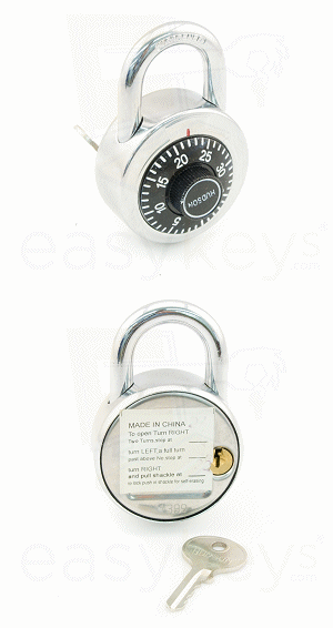 ESP Combination Lock - Master Keyed - SKU: PADLOCK-COMBO-MK