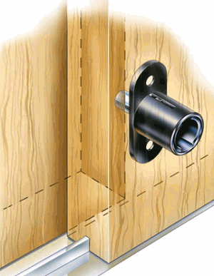 CompX Timberline Push Button / Plunger Lock - SKU: CB-175