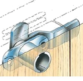 CompX Timberline Double Door Cam Lock - SKU: CB-186