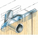 CompX Timberline Double Door Cam Lock - SKU: CB-186