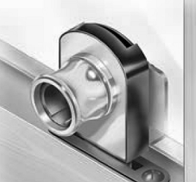 CompX Timberline Glass Door Lock Compression Mount Style - SKU: CB-361