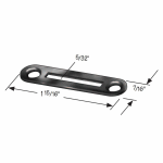 CompX Timberline Strike Plate - SKU: SP-185-3