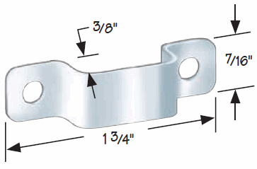 CompX Timberline Extended Strike Plate - SKU: SP-251-1