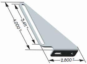 CompX Timberline Strike Plate - SKU: SP-500