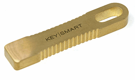 KeySmart CleanKey™ Mini - Brass Hand Tool - SKU: KS908-BRS