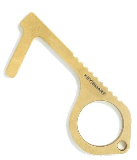 KeySmart CleanKey™ - Brass Hand Tool - SKU: KS904-BRS