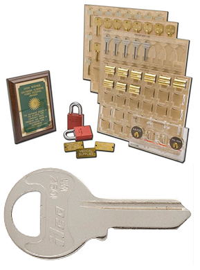 Ilco Engrave-It® Pro Ilco® Round Head 1092/M1 Master Style Key Holder - SKU: EIP-KH7
