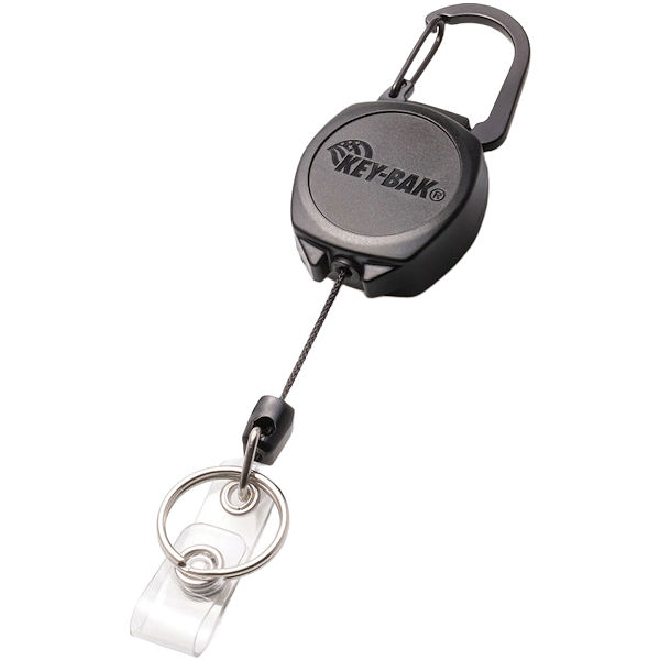 Key Ba Key-Bak Sidekick® Twist-Free Retractable Keychain and Badge Reel 0KB1 ...