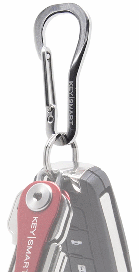 KeySmart Belt Clip | Polished Caribiner - SKU: KS807-SS