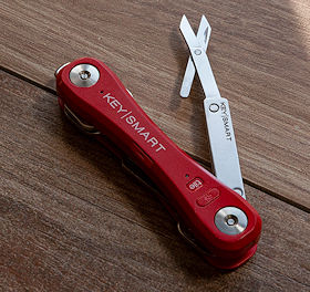 KeySmart NanoScissors - Mini Portable Foldable Keychain Scissors - SKU: NanoScissors