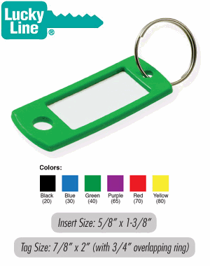 Key Tag with Ring