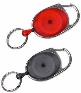 Lucky Line Oval Key Retractor - SKU: 640