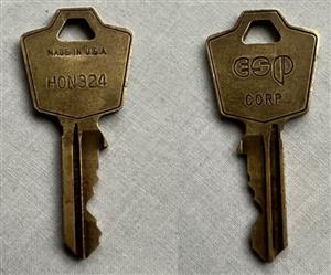 KEY - HON - HUDSON / HON | A.K.A. OFFICE IMAGE | PUSH-IN STYLE LOCK, OVAL LOCK FACE more images