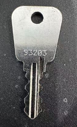 KEY - BARRECRAFTERS - LOWE & FLETCHER / EURO-LOCKS (GCODE) | ROOF RACK LOCKS - DOUBLE SIDED more images