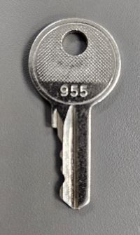 KEY - YALE LOCK - YALE / HON / S&G / ART METAL / YORK (GCODE) | FILE CABINET LOCKS | PUSH-IN STYLE LOCK, OVAL LOCK FACE more images