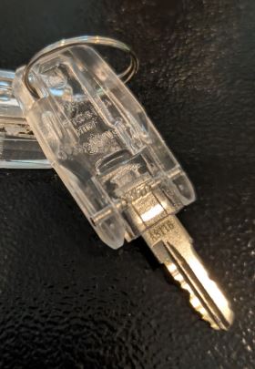 KEY - WANGTONG - WANGTONG / WT (GCODE-SEARCH CC1000 CYBER LOCK SERIES-USE WANGTONG BITTINGS FROM CUT SHEET) | FURNITURE CABINET LOCKS | DOUBLE SIDED CUT KEY more images