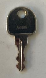 KEY - WANGTONG - WANGTONG / WT (GCODE-SEARCH CC1000 CYBER LOCK SERIES-USE WANGTONG BITTINGS FROM CUT SHEET) | FURNITURE CABINET LOCKS | DOUBLE SIDED CUT KEY more images