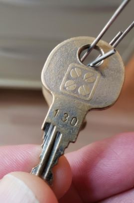 Armstrong Computer Cabinet Key 001       LOT of 2 