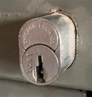 Chicago Lock File Cabinet Key 2A8 