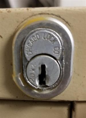 Chicago Lock File Cabinet Key 1X19 