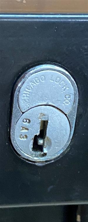 Chicago Lock File Cabinet Key 4A8 