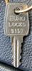 Euro Locks 9159 Lock Key