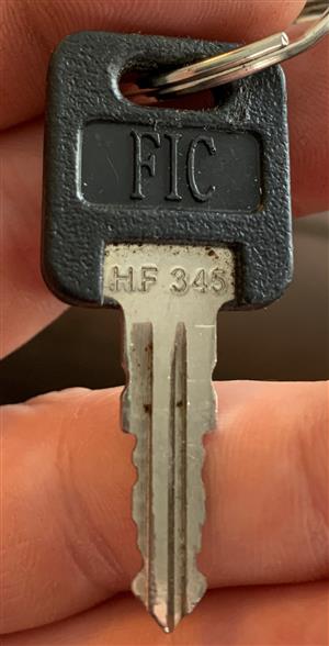 CPG KEY-HF-341 Pre-cut Stamped FIC Replacemnt HF341 Key 