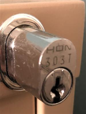 Hon File Cabinet Key 302T 