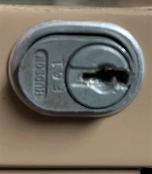 ESP/Hudson FC6046B File Cabinet Lock, Keyed Different