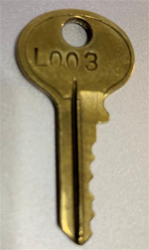 REPLACEMENT KEY FOR NEW AND OLD LOCKS  D1928 