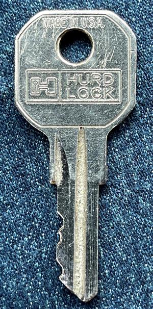 Hurd Lock BH015 Lock Key