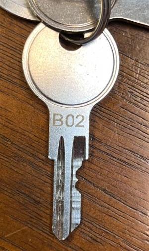 KEY - HUSKY - HUDSON / DEWALT / HUSKY / HOME DEPOT (DUPLICATE OEM / GCODE / PLUNGE CUT) | CURRENT NEW STYLE HUSKY TOOLBOX / TOOL CHEST AND CABINET LOCKS more images