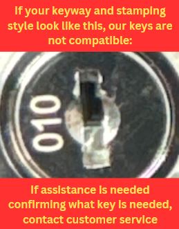Husky Lock Style - No Keys Available