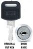 IKEA Erik File Cabinet 002 Key Lock