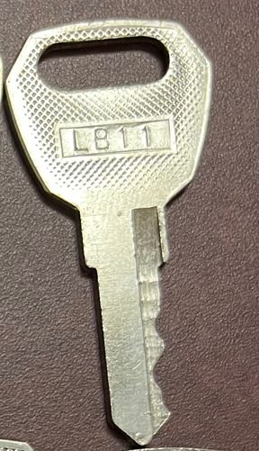 KEY - REESE - BULLDOG / CCP / CTP / FULTON / REESE (INSTACODE CCP AG01-AG30 LISTING USING CUTS FROM CODES ONLINE) ALTERNATE CUTS EXIST FOR SOME LOCK CODES | HITCH /COUPLER LOCKS more images