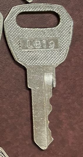 KEY - REESE - BULLDOG / CCP / CTP / FULTON / REESE (INSTACODE CCP AG01-AG30 LISTING USING CUTS FROM CODES ONLINE) ALTERNATE CUTS EXIST FOR SOME LOCK CODES | HITCH /COUPLER LOCKS more images