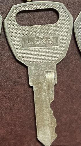 KEY - REESE - BULLDOG / CCP / CTP / FULTON / REESE (INSTACODE CCP AG01-AG30 LISTING USING CUTS FROM CODES ONLINE) ALTERNATE CUTS EXIST FOR SOME LOCK CODES | HITCH /COUPLER LOCKS more images