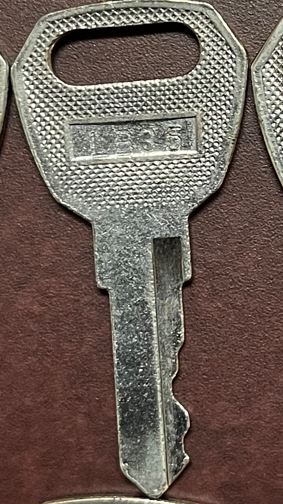 KEY - REESE - BULLDOG / CCP / CTP / FULTON / REESE (INSTACODE CCP AG01-AG30 LISTING USING CUTS FROM CODES ONLINE) ALTERNATE CUTS EXIST FOR SOME LOCK CODES | HITCH /COUPLER LOCKS more images