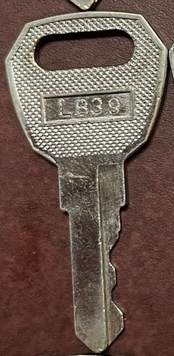 KEY - REESE - BULLDOG / CCP / CTP / FULTON / REESE (INSTACODE CCP AG01-AG30 LISTING USING CUTS FROM CODES ONLINE) ALTERNATE CUTS EXIST FOR SOME LOCK CODES | HITCH /COUPLER LOCKS more images