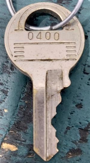 2 Master #1 Padlock Keys Code Cut To  0551 thru 0600 Lock Key 