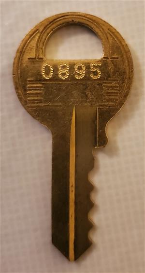 2 Master #1 Padlock Keys Code Cut To  0501 thru 0550 Lock Key 