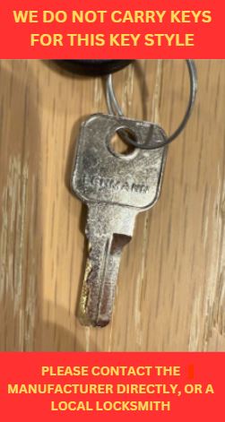 KEY - MLM LEHMANN - INSTACODE / CUTSHEET (LASER CUT) | DOUBLE SIDED CUT KEY | 5 DIGITS ARE ALL TOGETHER ON THE LOCK FACE more images